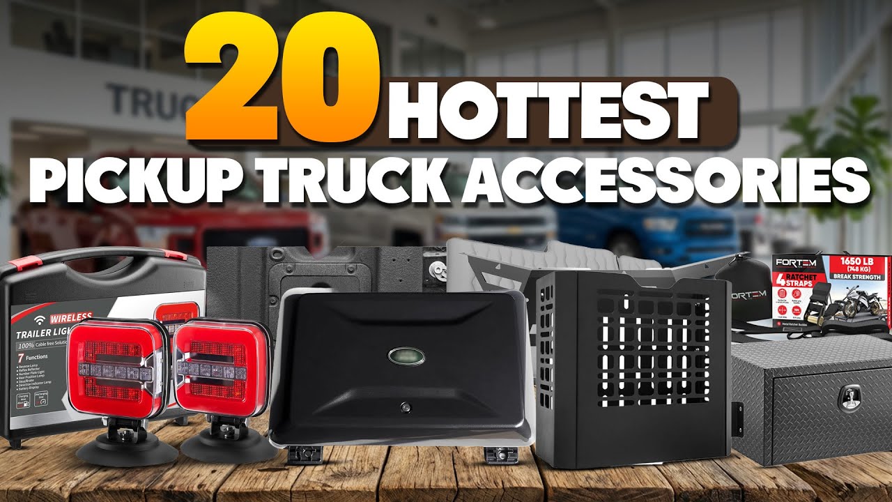 20 самых популярных аксессуаров для пикапов на Amazon, которые стоит купить в 2026 году.