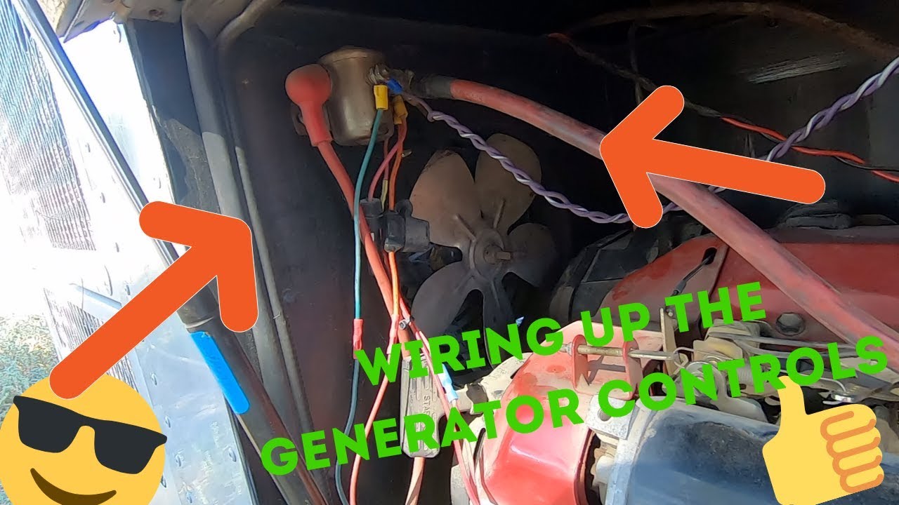 Bus to RV Conversion - 62 - Wiring in the Generator Controls. - YouTube