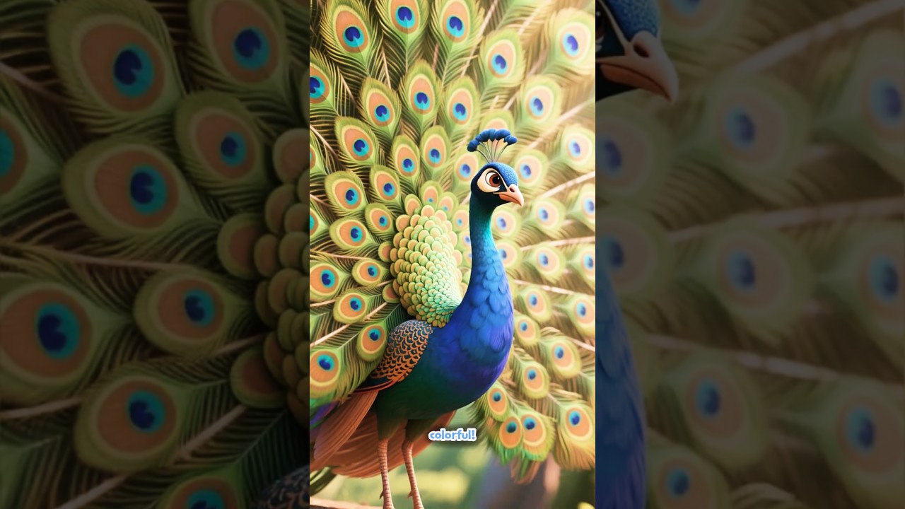Peacock – Learn Birds with Duck 