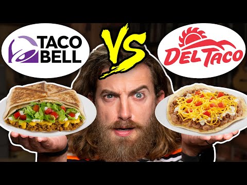 Taco Bell vs. Del Taco Taste Test | Food Feuds