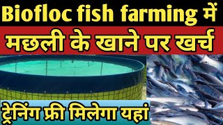#bioflocfishfarming । बायोफ्लाक फिश का खाना।। biofloc fish farming feeding system Chhattisgarh