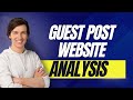 Guest Post Site Analysis: Boost Your SEO with the Right Strategy