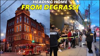 Degrassi To Downtown: West On Queen St From Riverside Over The Don River To A FreshCo | Toronto Walk