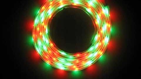 Arduino driving intelligent addressable led strip.avi