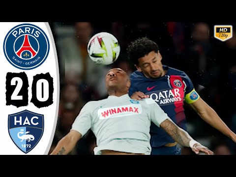 PSG vs Le Havre 3-3 - All Goals & Highlights - 2024