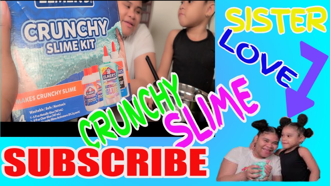 ASMR - crunchy slime kit - YouTube