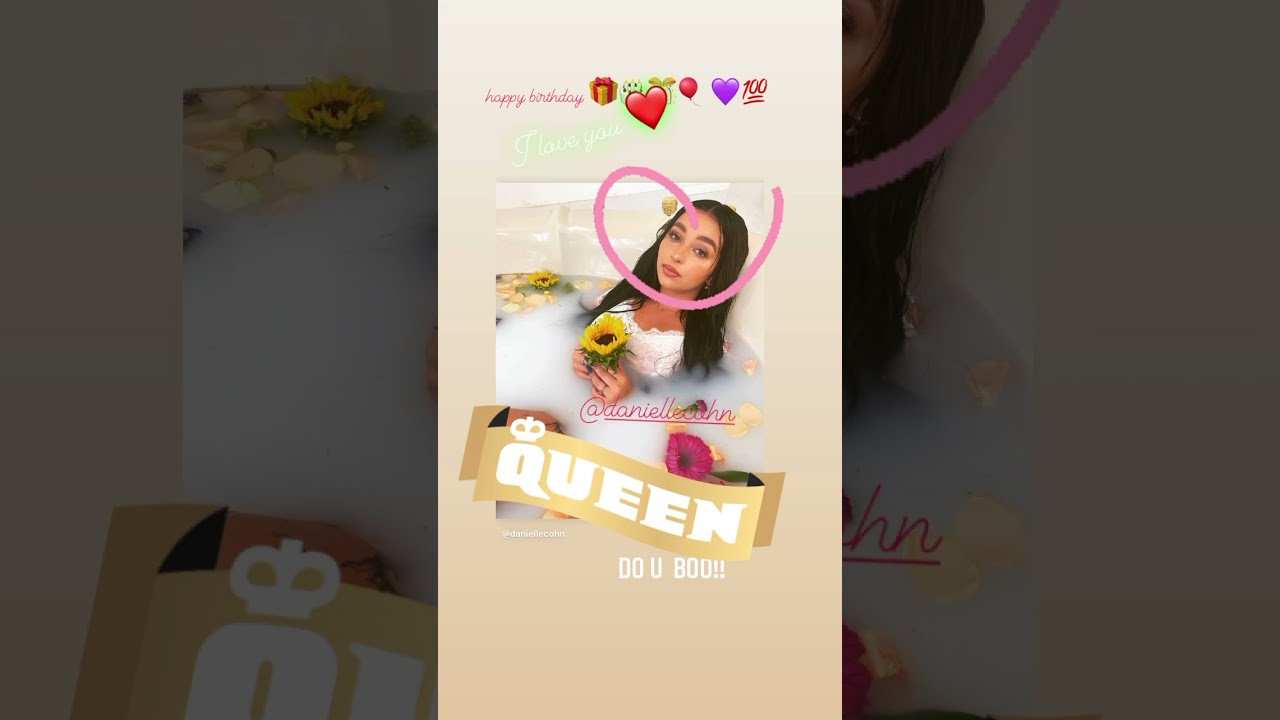 Pretty Danielle Cohn 💜 it was her birthday pass five months,???