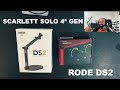 Focusrite Scarlett Solo 4ª gen y Rode DS2: Unboxing y primeras impresiones