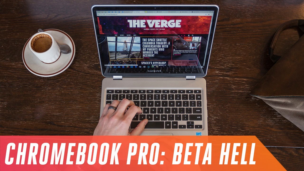 Video till The Verge recenserar Samsung Chromebook Pro