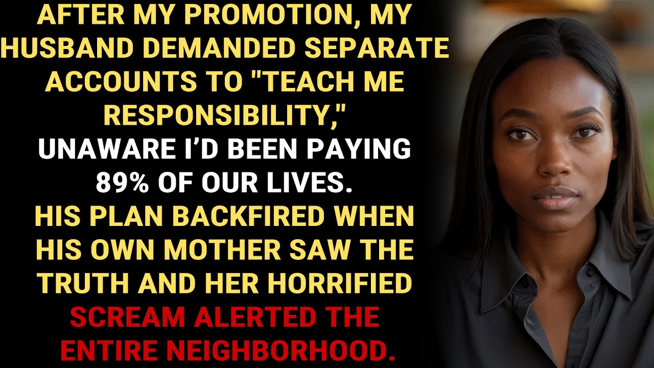 I Got Promoted, My Husband Demanded Separate Accounts Then One Sunday Exposed The Truth