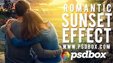 Create a Realistic Sunset Effect in Photoshop (PSD Box)