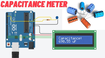 How to make capacitance meter by using Arduino in Tinkercad