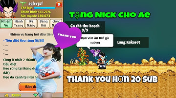 Ngọc Rồng Online - Tặng Nick Cho Ae