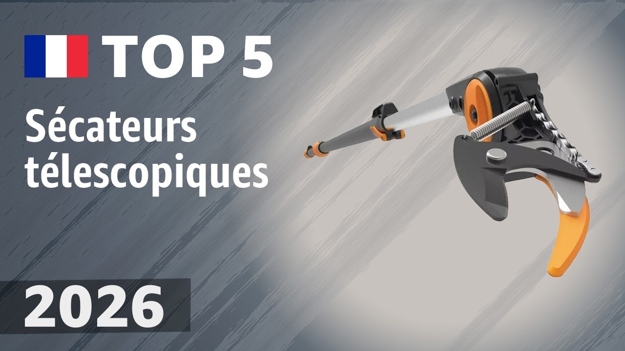 Sécateurs télescopiques 2026 : les 5 meilleurs sécateurs à longue portée