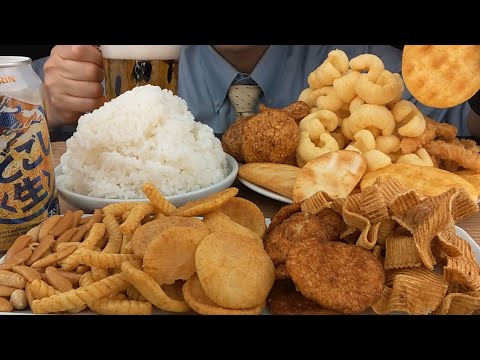 ASMR CURRY SNACKS♪ 抜群に旨い日本のカレースナック11種を食べ比べる♪ 카레 스낵 맥주