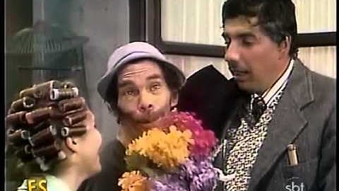 dona florinda  e professor cena engraçada