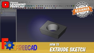 FreeCAD How To Extrude Sketch
