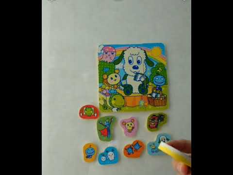 いないいないばぁ、ワンワンパズル。しまじろう、ペンギン滑り台。