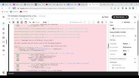 Code review: Climate change dataset ( ARIMA v holt )