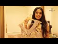 Actress Ayesha in a Golden A-Line Party Wear Gown for her Red Carpet | Diadem | EP 2