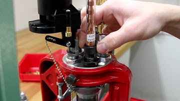 RCBS Bullet feeder on Lee Loadmaster for 45 ACP (HD)