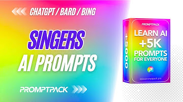 AI Prompts for Singers by PromptPack | #AI #ChatGPT #Bard #Bing