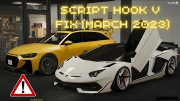 HOW TO FIX NEW SCRIPT HOOK V UPDATE FROM CRASHING/LOADING GTA V (MARCH 2023)