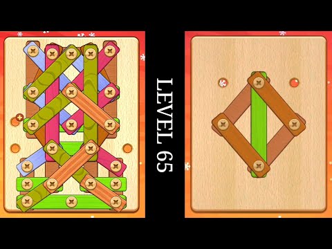 WOOD NUTS & BOLTS PUZZLE LEVEL 65 SOLVED (ANSWERS)