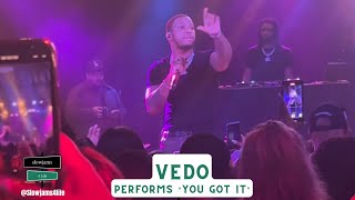 Vedo Live performance of “You Got It” | Mood Swings Tour | The Roxy Theatre