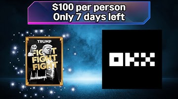 OKX +$100 free money event. Easy money... Just do it !
