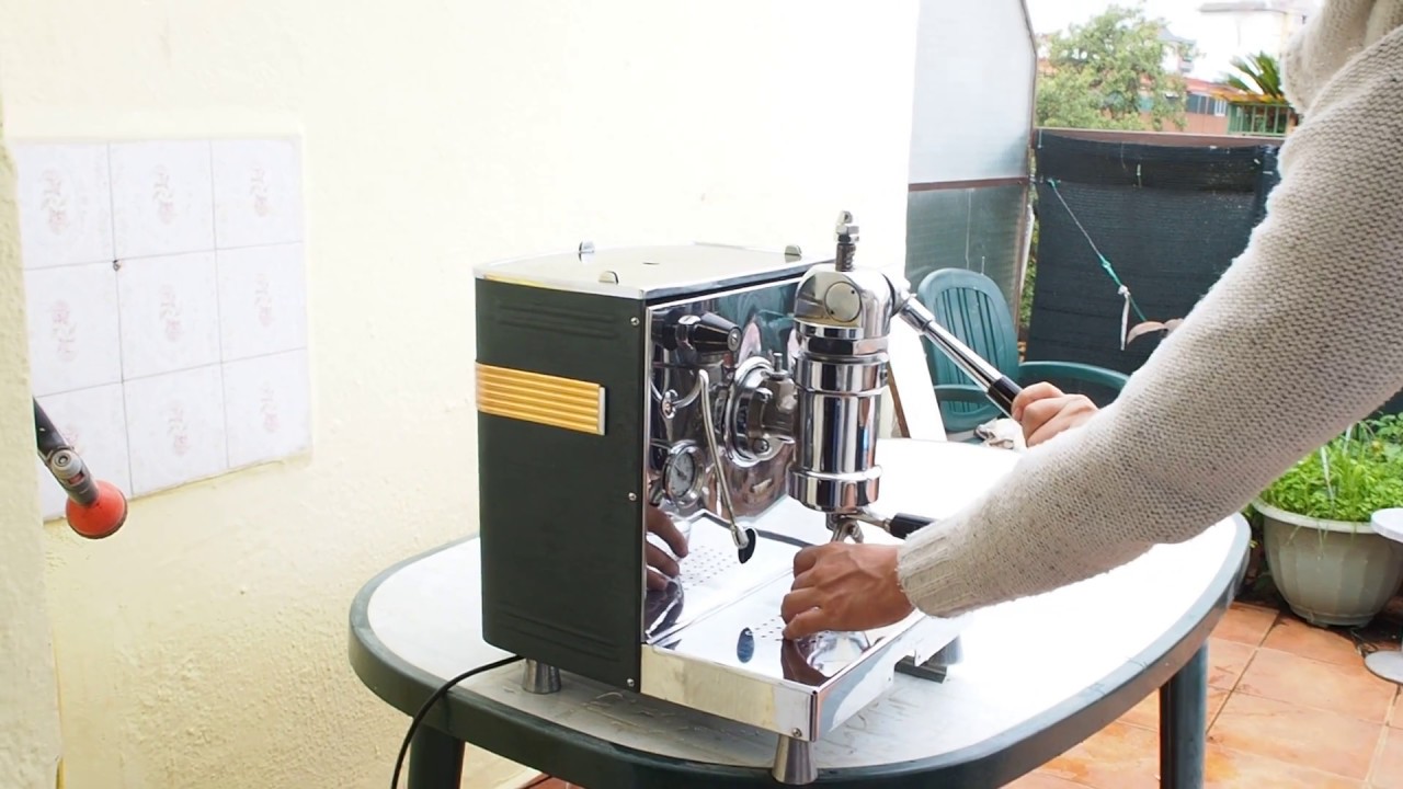 Gaggia Minibar lever espresso machine / handhebel YouTube