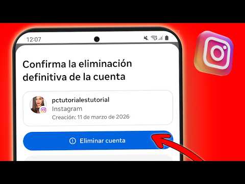 Cómo ELIMINAR MI CUENTA DE INSTAGRAM PARA SIEMPRE 2026
