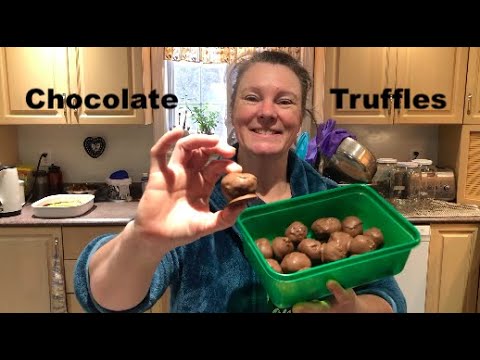 Truffles with 2  ingredients