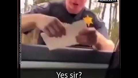 Cop pulls over Black man for driving UNDER speed limit...