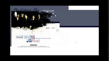 Backstreet Boys | Macromedia Flash Intro + HTML Website | 2001