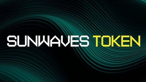 START MINING SUNWAVES  TOKEN FROM ICE BLOCKCHAIN🚀🚀