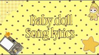 Babydoll song lyrics from Dominic Fike #aesthetic #songlyrics #babydoll #subscribeformore 