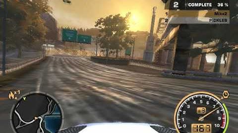 NFSMW Camden Route 55 BMW No N2O with mistakes 3:08.60 (No Timebug) By MJS
