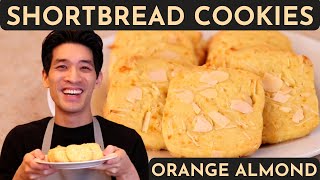 The EASIEST Orange Almond Shortbread Cookie Recipe (MELT IN YOUR MOUTH) 1 Bowl NO MIXER | Danlicious