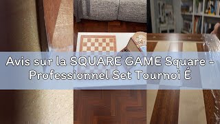 Avis sur la SQUARE GAME Square - Professionnel Set Tournoi Échecs No 5 Acajou + 2 x Extra Dames - Éc screenshot 2
