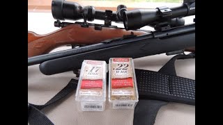 Water Jug Test 17 HMR and 22 Mag