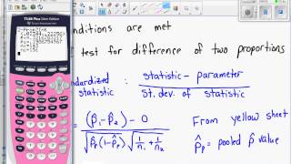 Ch 22 Sig test for diff of 2 prop