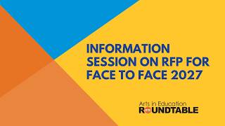 Information Session on RFP for Face to Face 2027