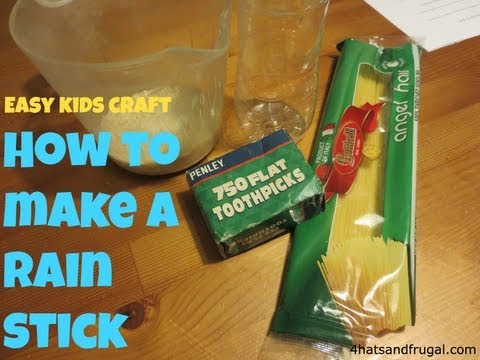 How to Make a Rain Stick | Kids Craft