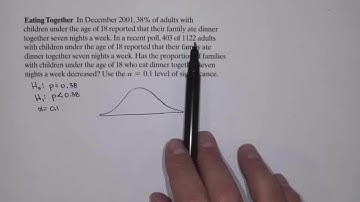 Statistics Section 10.2 Video 1 of 5