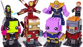 Give Thanos Lego BrickHeadz! Marvel Avengers Infinity War Hulk, Iron Man! Go! - DuDuPopTOY