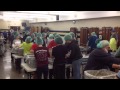 Time lapse of illinois 4h members in aledo il packing meals to fight local hunger