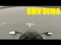 Georgia motorcycle road course demonstration
