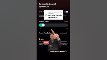 How to go slow in sport mode on a Segway-Ninebot scooter 🤔🛴 #segway #ninebot #scooter #tutorial