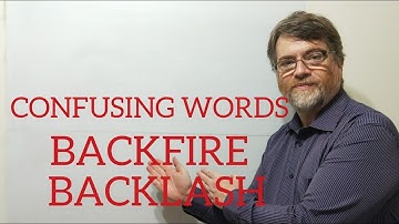 Tutor Nick P Lesson 157 The Difference Between Backfire and Backlash